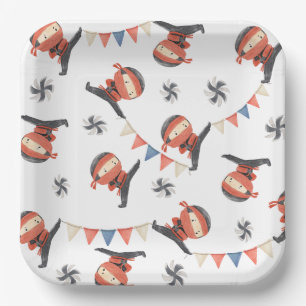 Ninja Party Paper Plates Ninja Plates