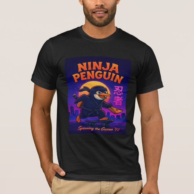 Ninja Penguin T-Shirt (Front)