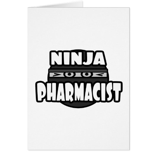 Ninja Pharmacist Cards (Front)