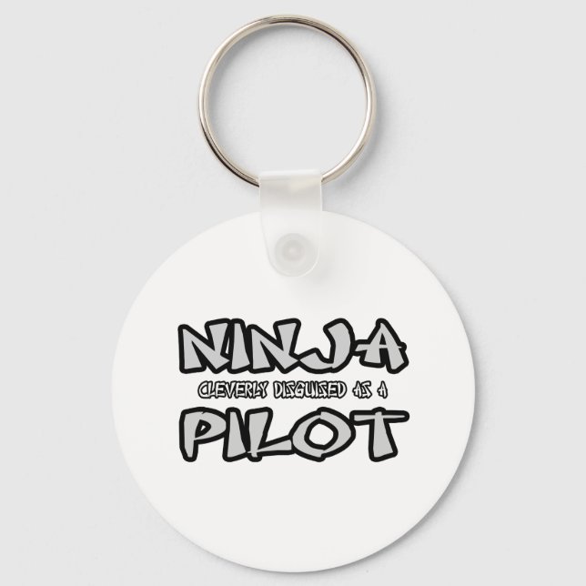 Ninja...Pilot Keychain (Front)