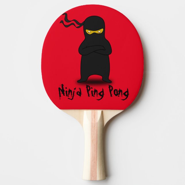 Ninja Ping Pong Paddle (Front)