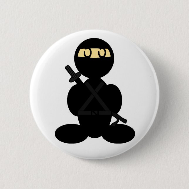 Ninja (plain) button (Front)