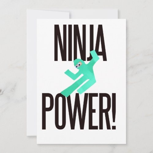 Ninja Power Custom Invites