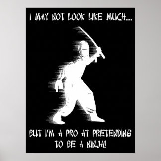 Funny Ninja Posters, Funny Ninja Prints, Art Prints, Poster Designs