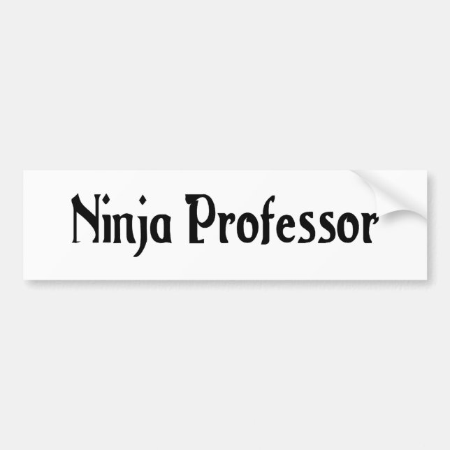 Ninja Professor Sticker (Front)