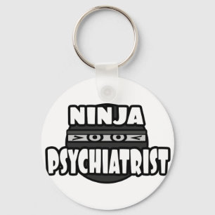 Ninja Psychiatrist Keychain