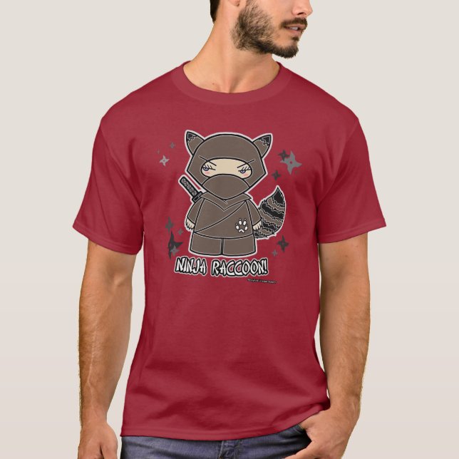 Ninja Raccoon! T-shirt (Front)