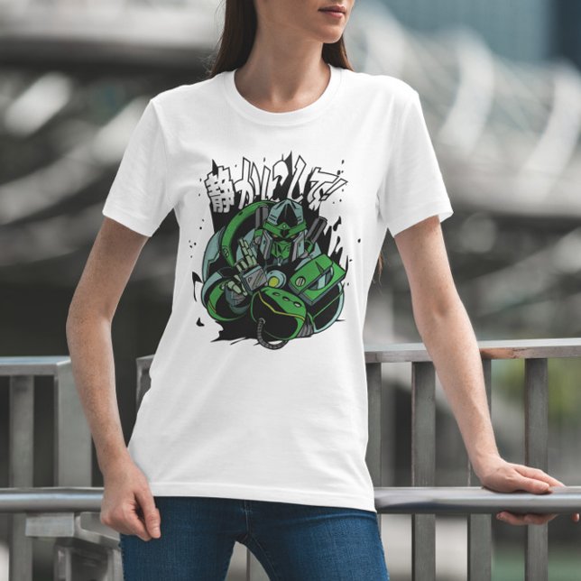 Ninja Robot Japanese Style T Shirt Desing (Creator Uploaded)