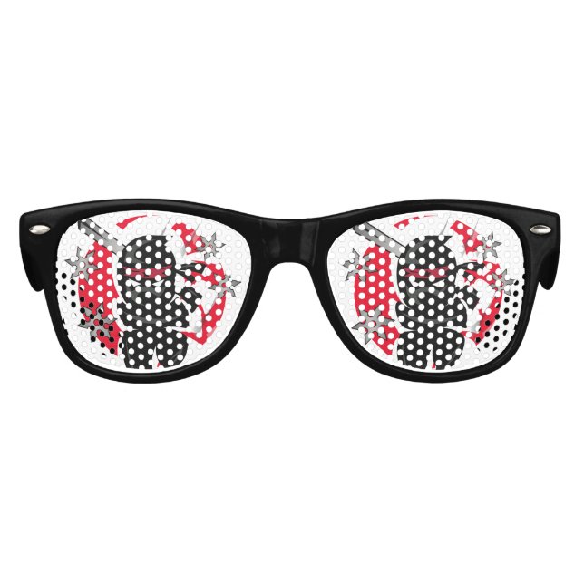 Ninja Samurai Warrior Birthday Boys Party Favors Kids Sunglasses (Front)