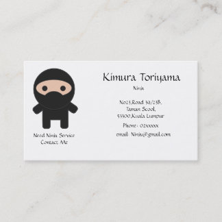 Ninja Service Business Card