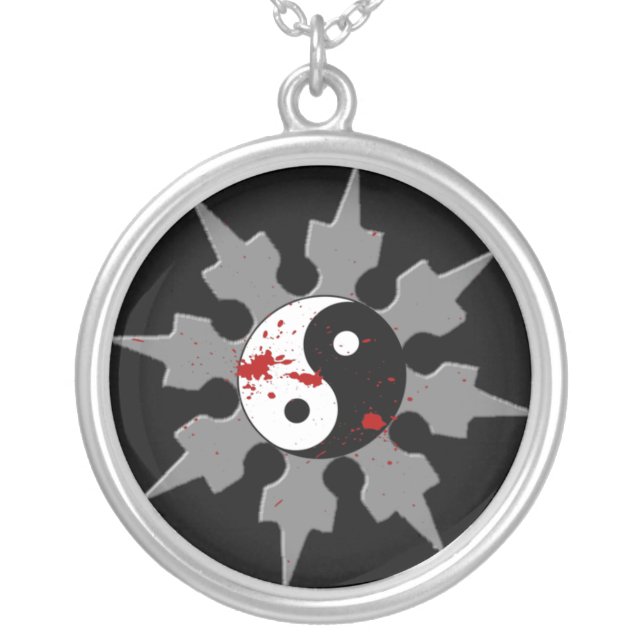 Ninja Shuriken Necklace (Front)