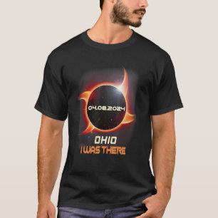 Ninja Shuriken Total Solar Eclipse 2024 Ohio T-Shirt