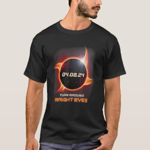 Ninja Shuriken Total Solar Eclipse Turn Around Bri T-Shirt