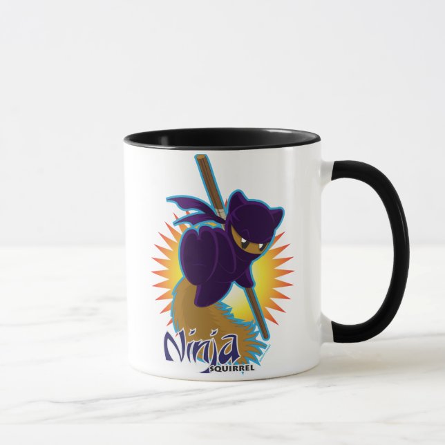 Ninja Squirrel Mug (Right)