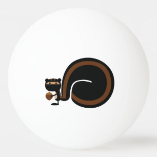 Ninja Squirrel Ping-Pong Ball
