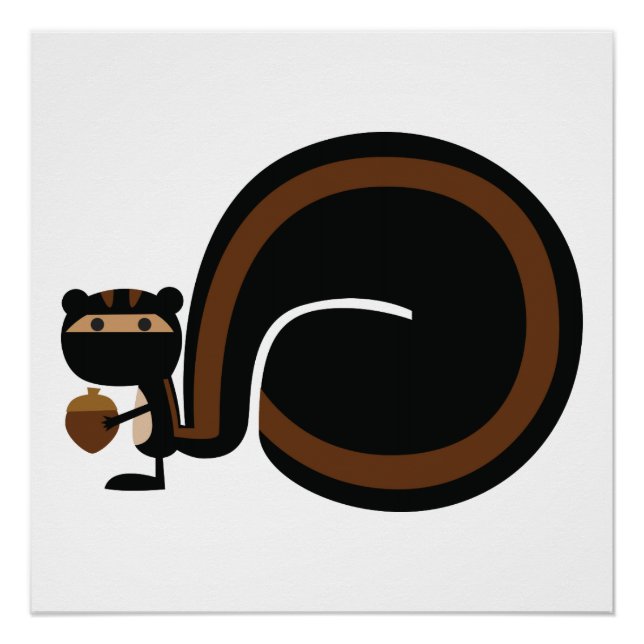 Ninja Squirrel Poster (Front)