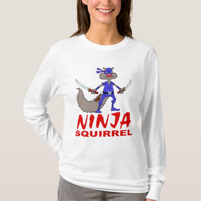 Ninja Squirrel T-Shirt (Front)