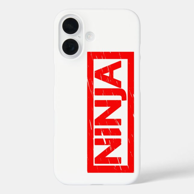 Ninja Stamp Case-Mate iPhone Case (Back)