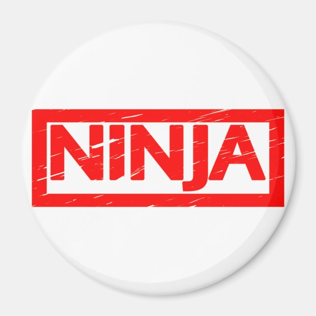 Ninja Stamp Magnet (Front)