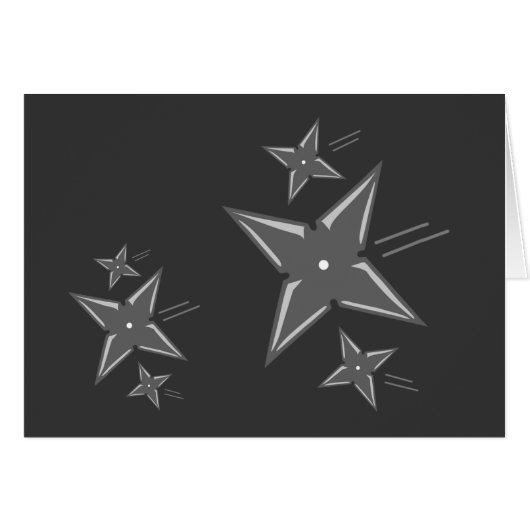 Ninja Stars Cards (Front Horizontal)
