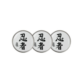 Ninja Stealth: '忍者' Golf Ball Marker