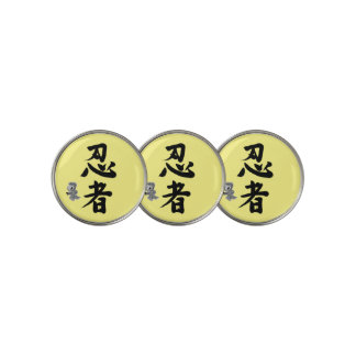 Ninja Stealth: '忍者' Golf Ball Marker