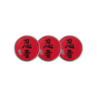 Ninja Stealth: '忍者' Golf Ball Marker