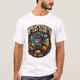 Ninja Stealth Cat Cat Mom Gift Idea - Ninja Stealt T-Shirt