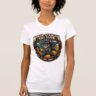 Ninja Stealth Cat Cat Mom Gift Idea - Ninja Stealt T-Shirt