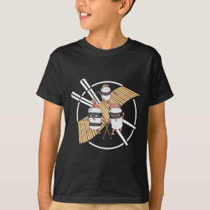 Ninja Sushi Begins A Rescue Mission Karate  T-Shirt