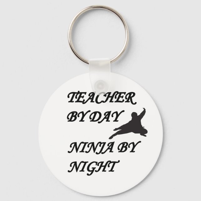 NINJA TEACHER KEYCHAIN (Front)