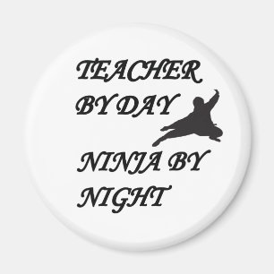NINJA TEACHER MAGNET