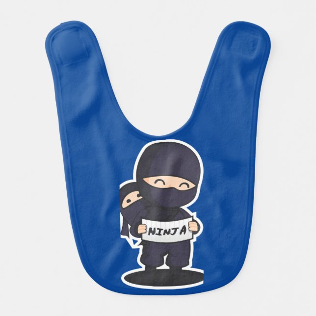 NInja Team  Baby Bib (Front)