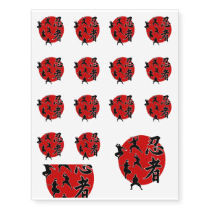 Ninja Temporary Tattoos