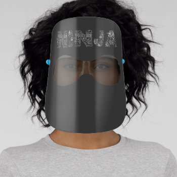 Ninja - The Stealth Warrior Face Shield by DigitalSolutions2u at Zazzle