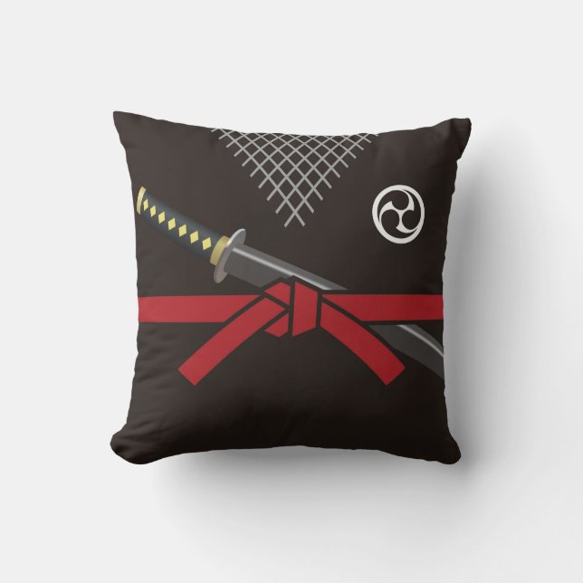 NINJA THROW PILLOW (Front)