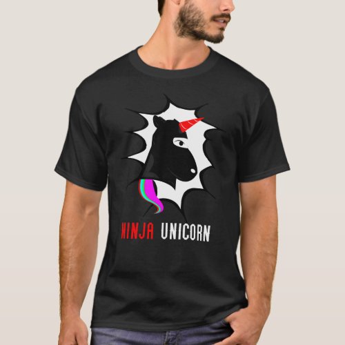 ninja unicorn T_Shirt