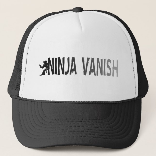 "Ninja Vanish" Trucker Hat (Front)