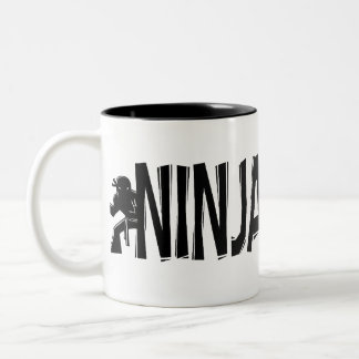 "Ninja Vanish" Two-Tone Coffee Mug