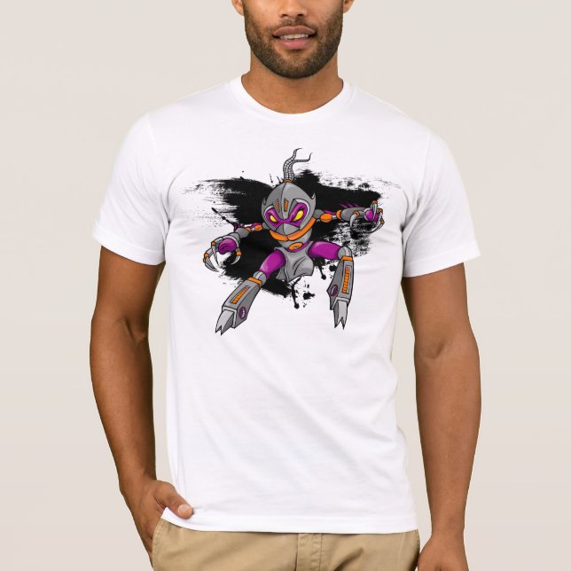 Ninja Warrior Cyborg  T-Shirt (Front)