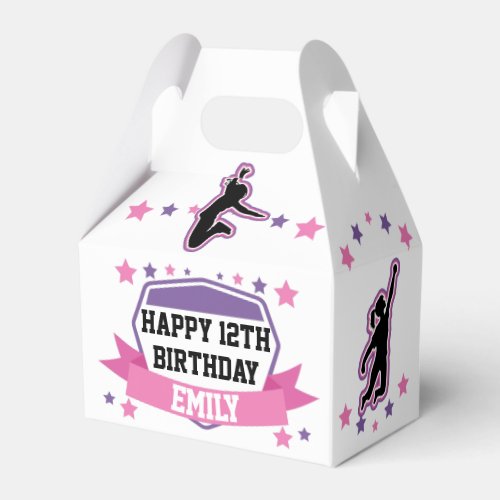 Ninja Warrior Girls Birthday Favour Box