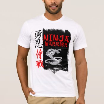 Ninja Warrior T-shirt by Ricaso_Graphics at Zazzle