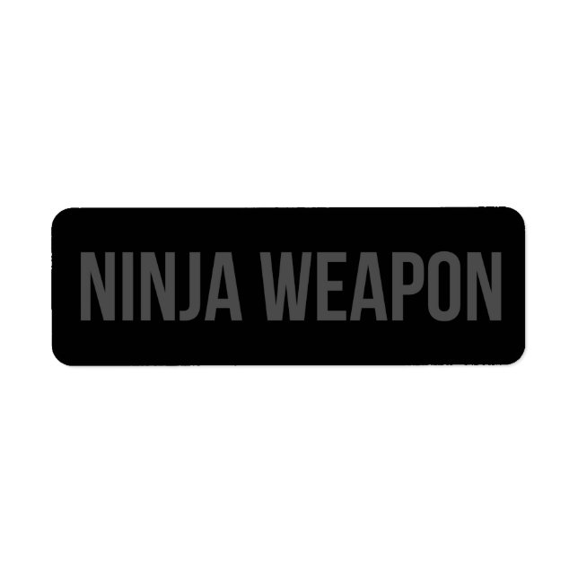 Ninja Weapon Sticker (Front)