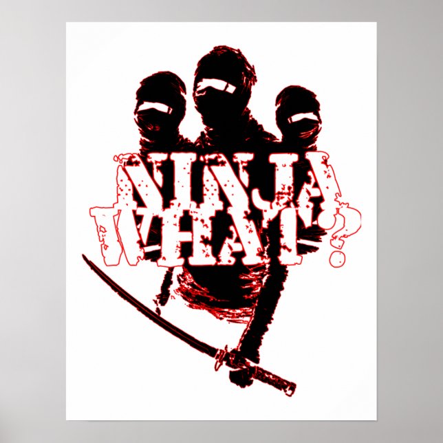 NINJA WHAT? POSTER (Front)
