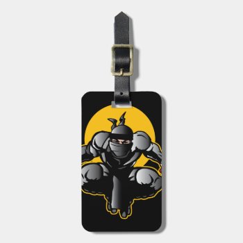 Ninja With Daggers Luggage Tag by customvendetta at Zazzle