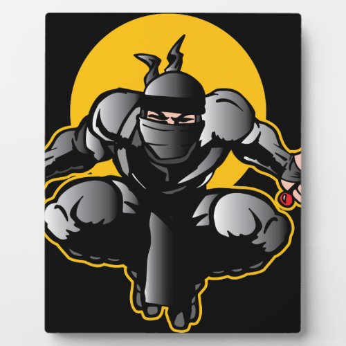 Ninja with Daggers Plaque