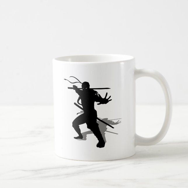 Ninja with shade coffee mug (Right)