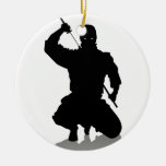 Ninja With Sword Ceramic Ornament at Zazzle