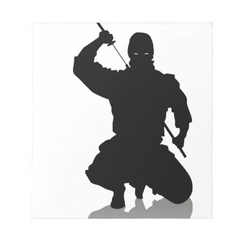 Ninja with Sword Notepad