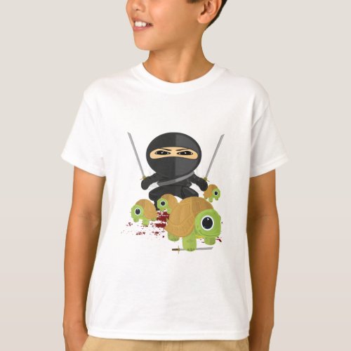 Ninja with Turtles T_Shirt